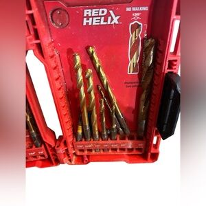 Milwaukee Drill Bit-Partial kit w/case & Milwaukee small empty case